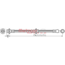 Metzger Bromsslang 4110462