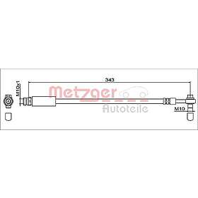 Metzger Bromsslang 4112042