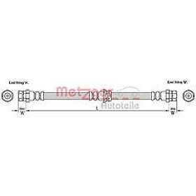 Metzger Bromsslang 4110248