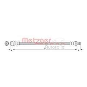 Metzger Bromsslang 4111367