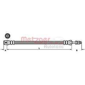 Metzger Bromsslang 4110120