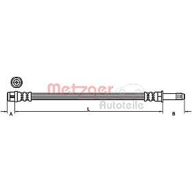 Metzger Bromsslang 4110885