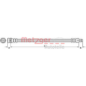 Metzger Bromsslang 4110795