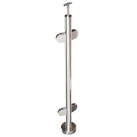Novoroom Stolpe Rustfritt Räcke 45° Rostfritträcke 45 grader stolpe 441104