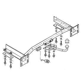 Chrysler Dragkrok STEINHOF STD-300 Voyager, Dodge Caravan '95-01