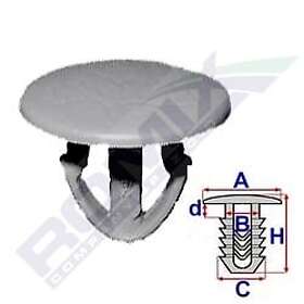 Romix Fastsättningsklämma sats C40040 OPEL, RENAULT, VW