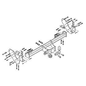 D-Max Dragkrok STEINHOF STI-030 Isuzu '12-