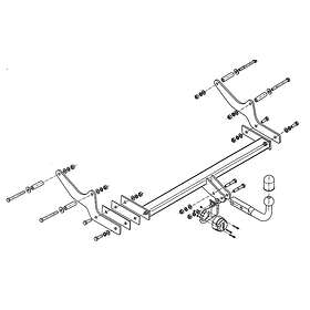 Laguna Dragkrok STEINHOF STR-089 Renault Grandtour '07-