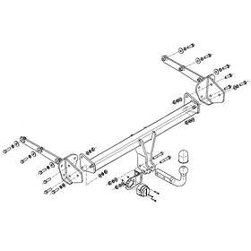 Outback Dragkrok STEINHOF STS-387 Subaru '14-