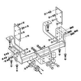 Movano Dragkrok STEINHOF STR-065 Opel , Nissan NV400 '10-