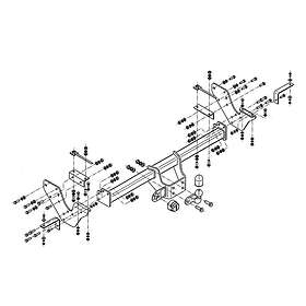 D-Max Dragkrok STEINHOF STI-031 Isuzu '12-