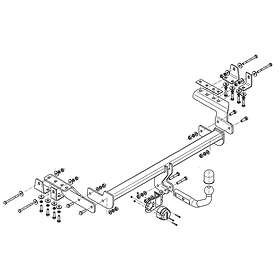Lancer Dragkrok STEINHOF STM-342 Mitsubishi Sportback '07-