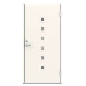 Swedoor Jeld-Wen Ytterdörr Catavu C7060 Klarglas 10X21 S 0500-N 888X2080MM H 5280158num0500-N