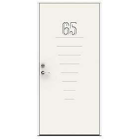 Swedoor Jeld-Wen Ytterdörr Digits Klarglas digitsvit90x200höS