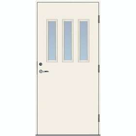 Scandidoor Ytterdörr Björn Vit Klarglas 60080-SD