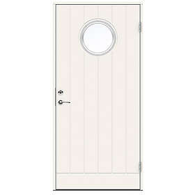 Swedoor Jeld-Wen Ytterdörr Coral Klarglas 9x21 H Vit 960996Num0500N
