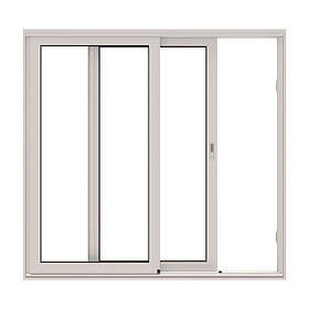 NorDan Skjutdörr HelAlu Aluminium 2-Delad 26X22 ASD