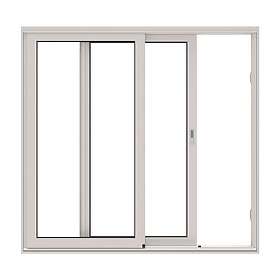 NorDan Skjutdörr HelAlu Aluminium 2-Delad 28X25 ASD