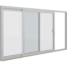 Elitfönster Skjutpartier Aluminium 2-delad Skjutparti ASP2 25/22