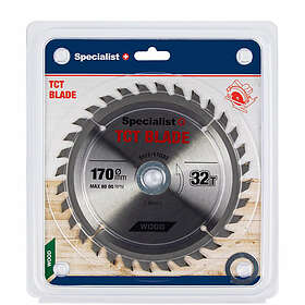 Specialist Sågklinga för trä Wood; 170x1,4x30/20/16 mm; Z32