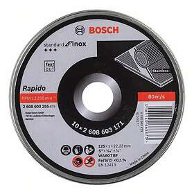 Bosch Kapskiva Rapido 125x1 mm; 10 st.