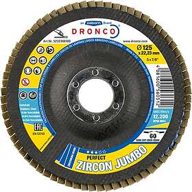 Dronco Lamellrondeller ; Perfect Zircon Jumbo 60 Bomb; 125 mm; P60