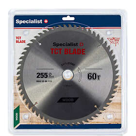 Specialist Sågklinga för trä Wood; 255x1,8x30/25,4 mm; Z60