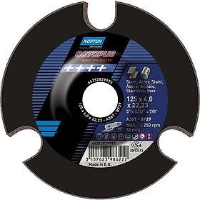Norton Slipskiva Octopus; 125x4,0x22 mm; A 60 T-BF29