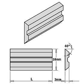 CMT Hyvelknivar 795,240.16; 240x16x3 mm; 2 st.