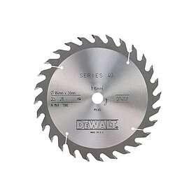 Dewalt Sågklinga för trä ; 184x2,6x16,0 mm; Z28; 25°