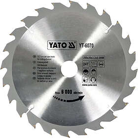 Yato Sågklinga för trä YT-6070; 250x2,2x30 mm; Z24