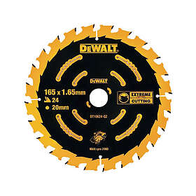 Dewalt Sågklinga för trä ; 165x1,65x20,0 mm; Z24; 18°