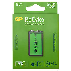 GP Batteries ReCyko 9V 2000 mAh