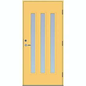 Scandidoor Ytterdörr Torp Trio TORP TRIO 9x20 Hö Ljusgul Frost 77266