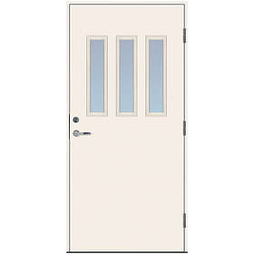 Scandidoor Ytterdörr Björn Vit Klarglas BJÖRN 10x20 Hö S-0502-Y, Klar 60084