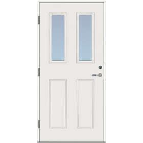 Scandidoor Ytterdörr Knut KNUT 10x20 Vä Snövit Frost 73823