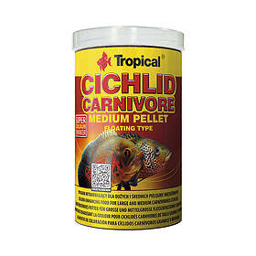Tropical Fiskfoder TROPICAL Cichlid Carnivore Pellet M 1L