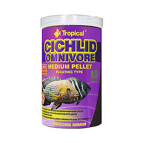 Tropical Fiskfoder Cichlid Omnivore Medium pellet