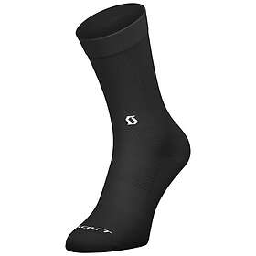 Scott Cycling Socks Performance No Shortcuts Crew Black/White