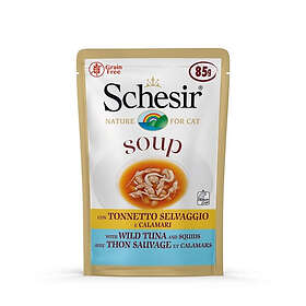 Schesir Soup Tonfisk med Bläckfisk 85g