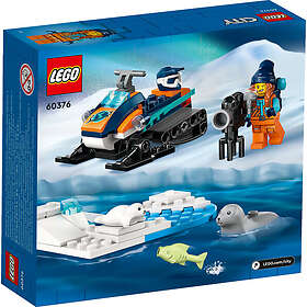 LEGO City 60376 Polarutforsker med snøskuter