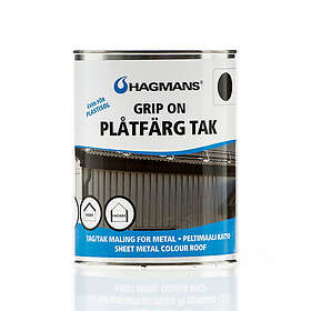 Hagmans Plåtfärg Grip On Tak vit 10l HAG55854