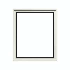 Elitfönster Fast Fönster Retro Med Blindbåge 5x7 MF-AL 5/7