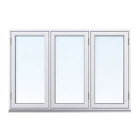 Svenska Fönster Sidohängt 3-Luft Aluminiumbeklätt Trä 3-Glas SP Aluminium 190x140 70113002191450