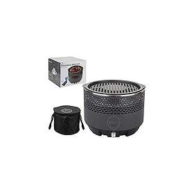 Summit B & Co Alfresco Smokeless BBQ Grill in Slate Grey with Handy Carry Case