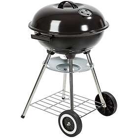 Schallen Outdoor Portable Charcoal Trolley Kettle BBQ Cooking Grill