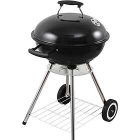 EU Airbin 18 " Charcoal Barbecue Grill With Lid & Wheels Black