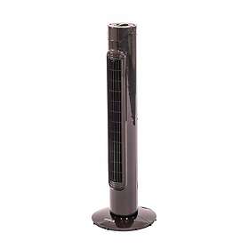 Oypla Electrical 30" Free Standing Black 3-Speed Oscillating Tower Cooling Fan