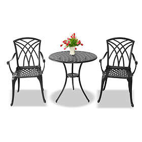 Centurion Supports OSHOWA Luxurious Garden & Patio Table 2 Large Chairs with Arm