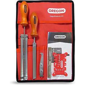 Oregon 558549 Chainsaw Chain Sharpening & Guide Bar Maintenance Kit Including Fi